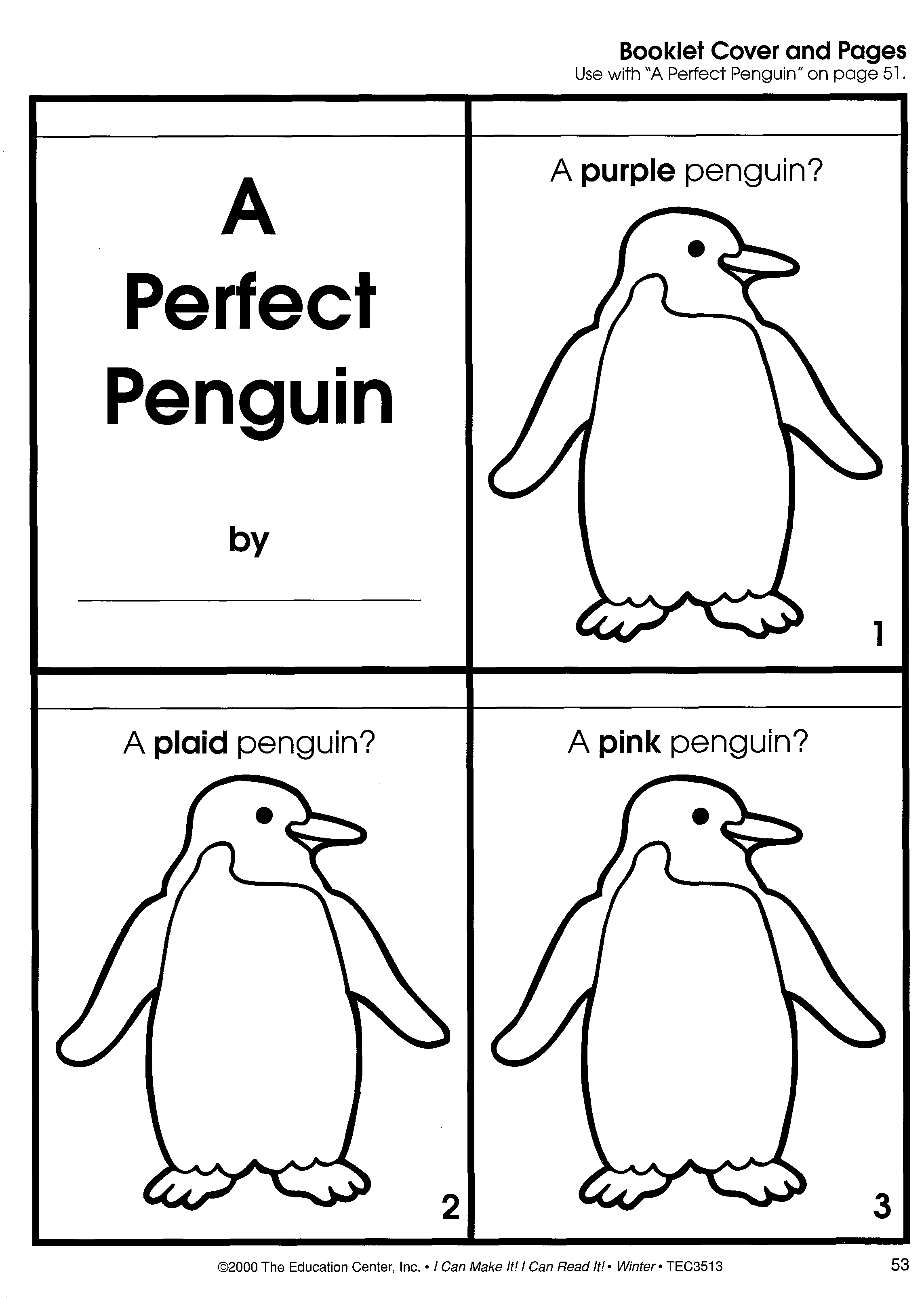 tacky the penguin coloring pages - photo #31